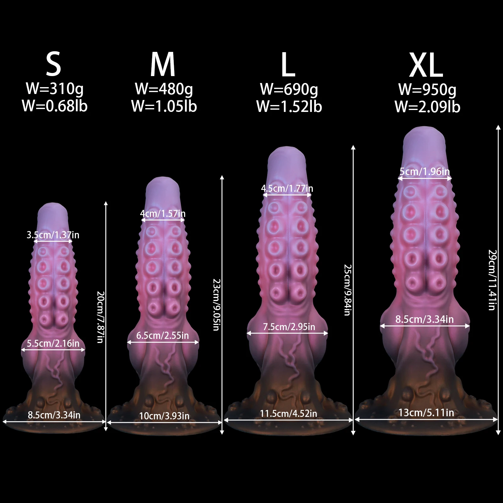 Huge Tentacle Anal Butt Plug Male Adult Sex Toys Soft Silicone Big Anal Plug Dilator Training Expansion Butt Plug For Women Men