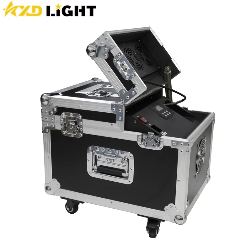 Professional 600w audio video spray smoke fog machine dmx control stage effect vertical dual dj disco equipment haze machine