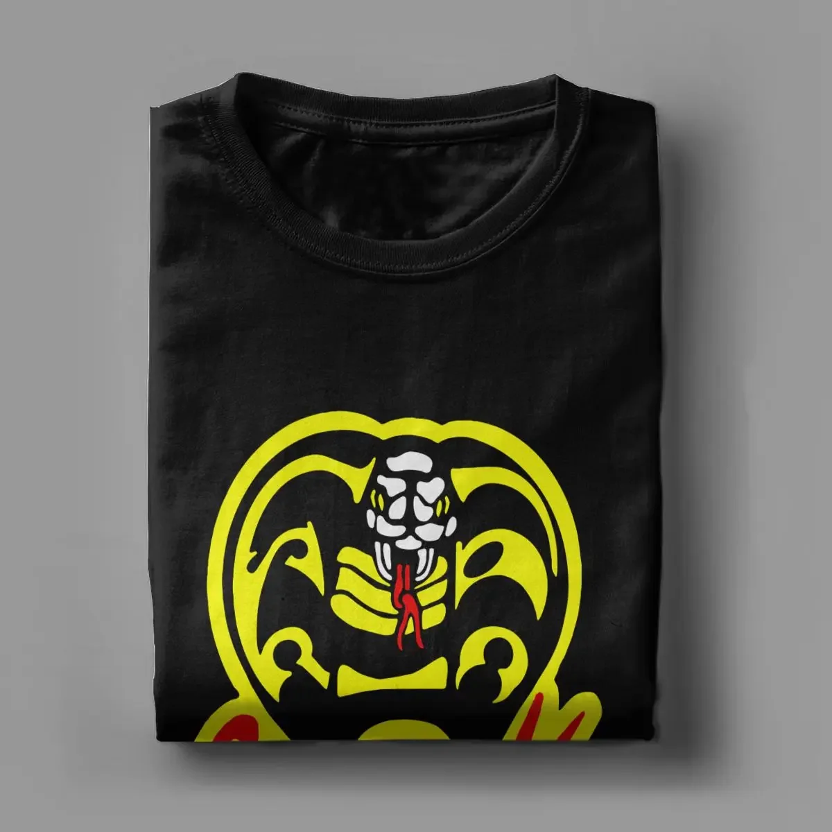 Karate Kid Cobra Kai Vintage T-Shirt Men Funny 100% Cotton Tee Shirt Round Neck Short Sleeve T Shirt Gift Clothes