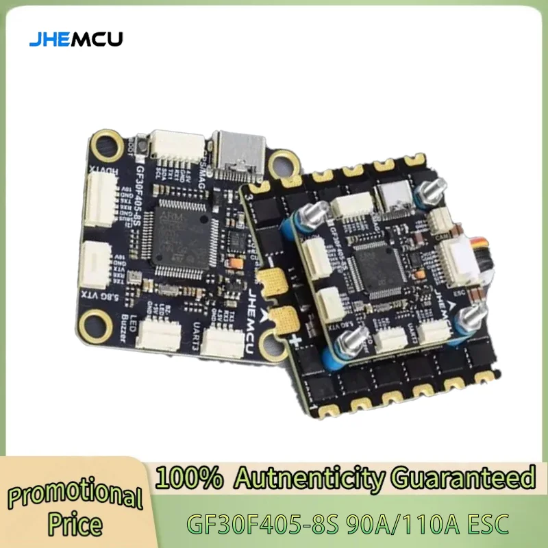 

Комплект JHEMCU GF30F405 с ESC 90A/110A, совместимый с 3-8S, с поддержкой GPS и телеметрии для продвинутых сборок дронов ​