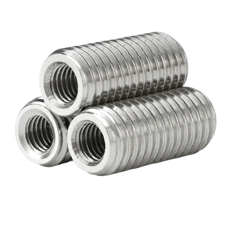 304 Stainless Steel Inside Outside Thread Adapter Screw Sheath Thread Insert Sleeve Conversion Nuts M2 M2.5 M3 M4 M5 M6~M12