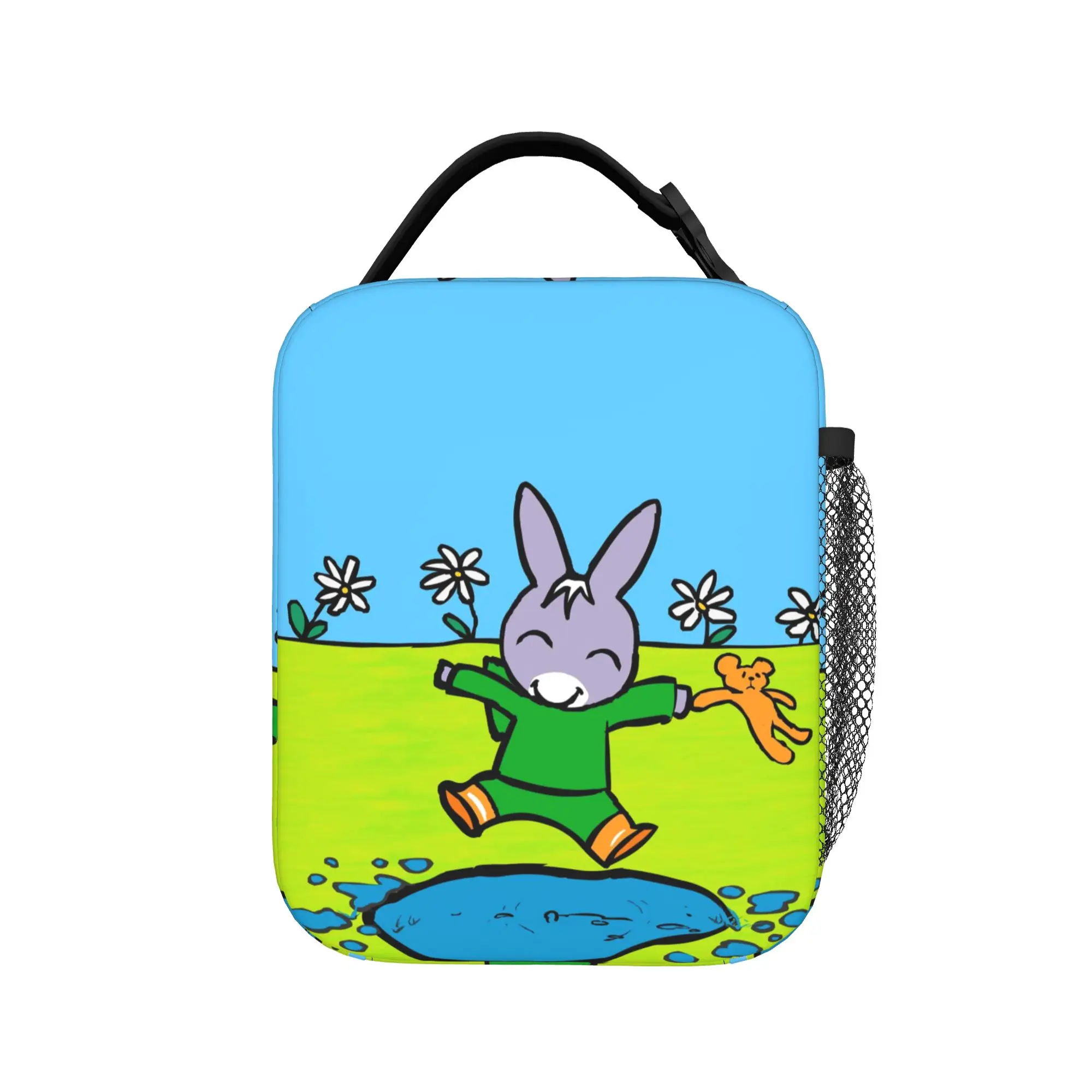 Happy Trotro Insulated Lunch Bag High Capacity Cute Cartoon Lunch Container Thermal Bag Tote Lunch Box Office  Travel Girl Boy