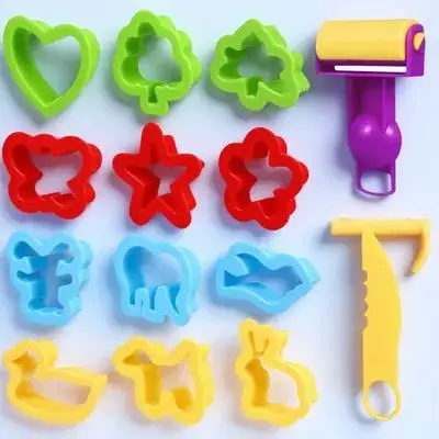 점토 모델링 도구 세트 다양한 색상 35-6Cm 커터 및 롤러 어린이 DIY 공예 나비 모양 어린이용