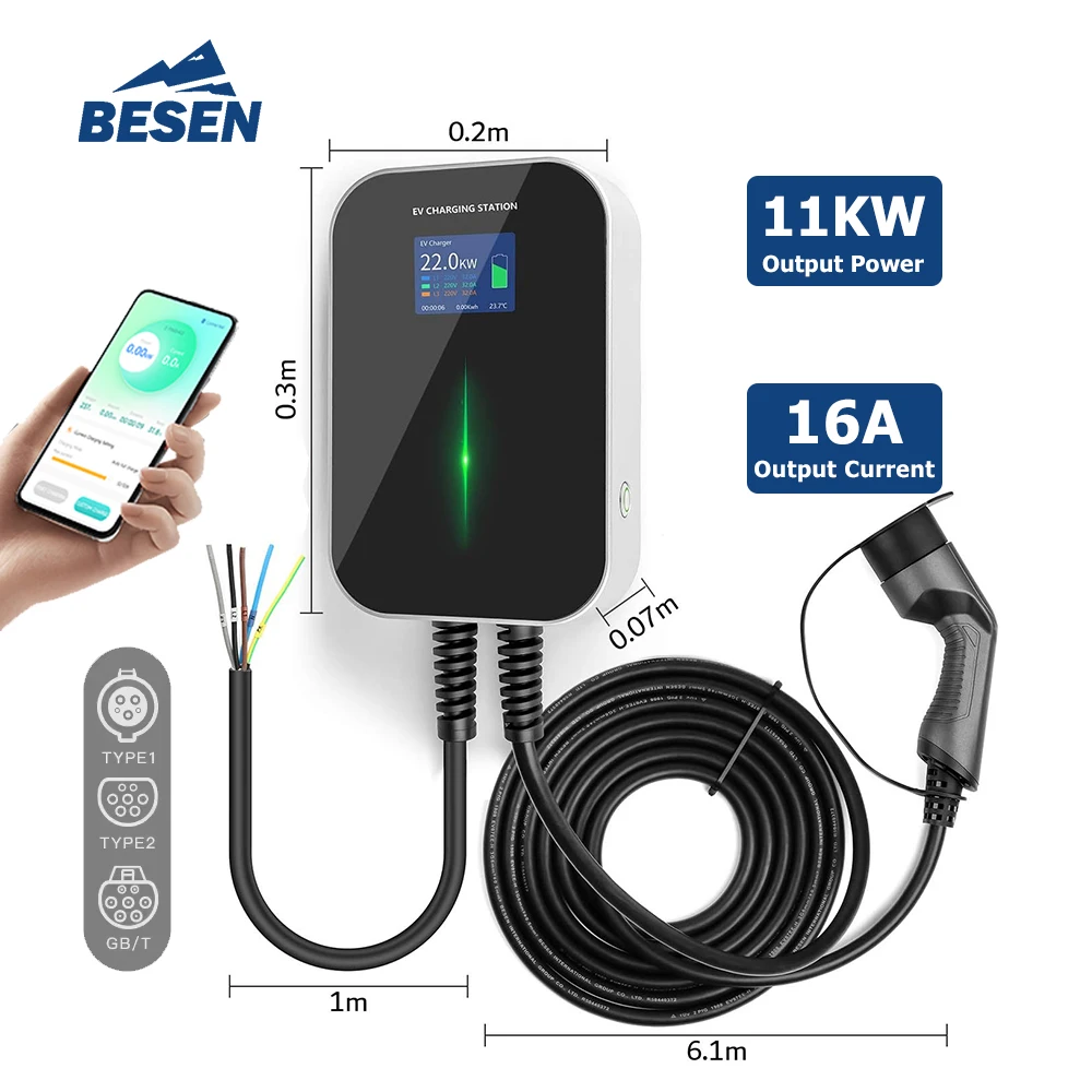 

High-quality 11kw App Wallbox Ev Charger For Electric Car