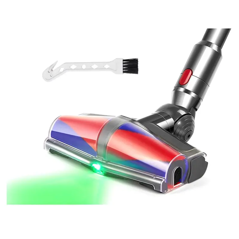 

FGGS-LED Dust Detection Light Soft Roller Clean Head For Dyson V10 V11 V15 V7V8 Vacuum Cleaner,Hardwood Floor Brush Replacement