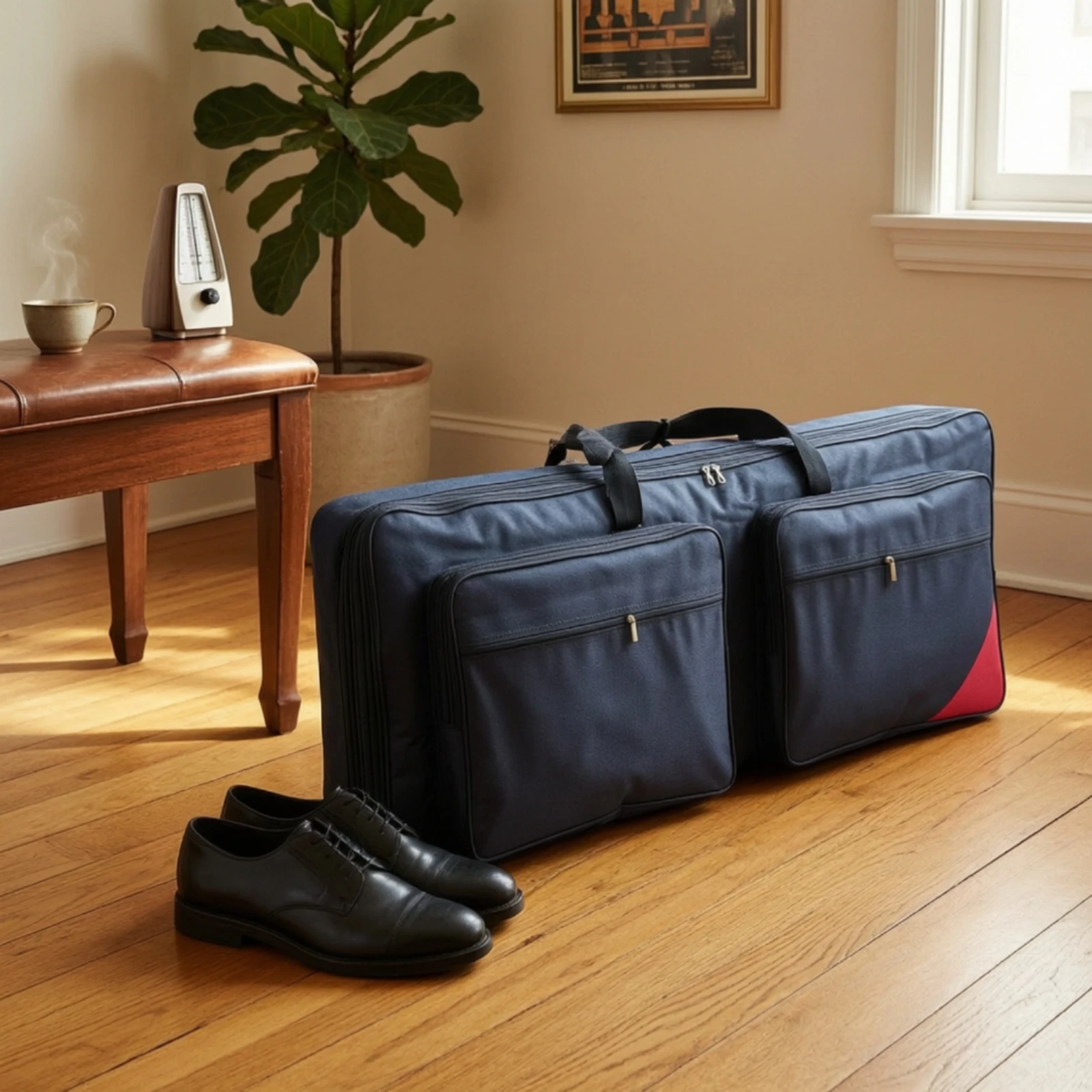 76-Key Keyboard Bag Long-Lasting Keyboard Gig Bag with Shoulder Straps Comfortable Water-Resistant for Musicians, Music Lessons