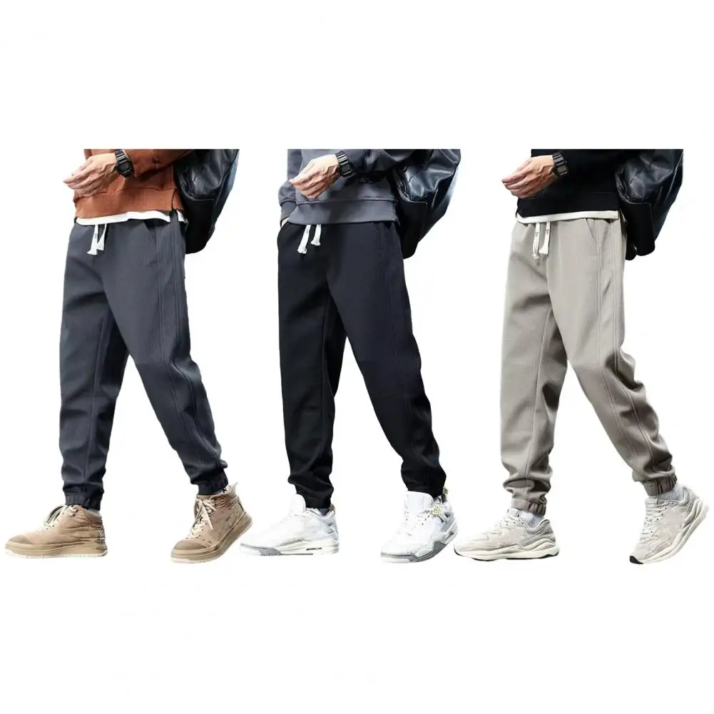 

Мужские зимние флисовые утолщенные спортивные штаны для бега, теплые удобные однотонные спортивные штаны для пар, спортивные штаны для бега для фитнеса