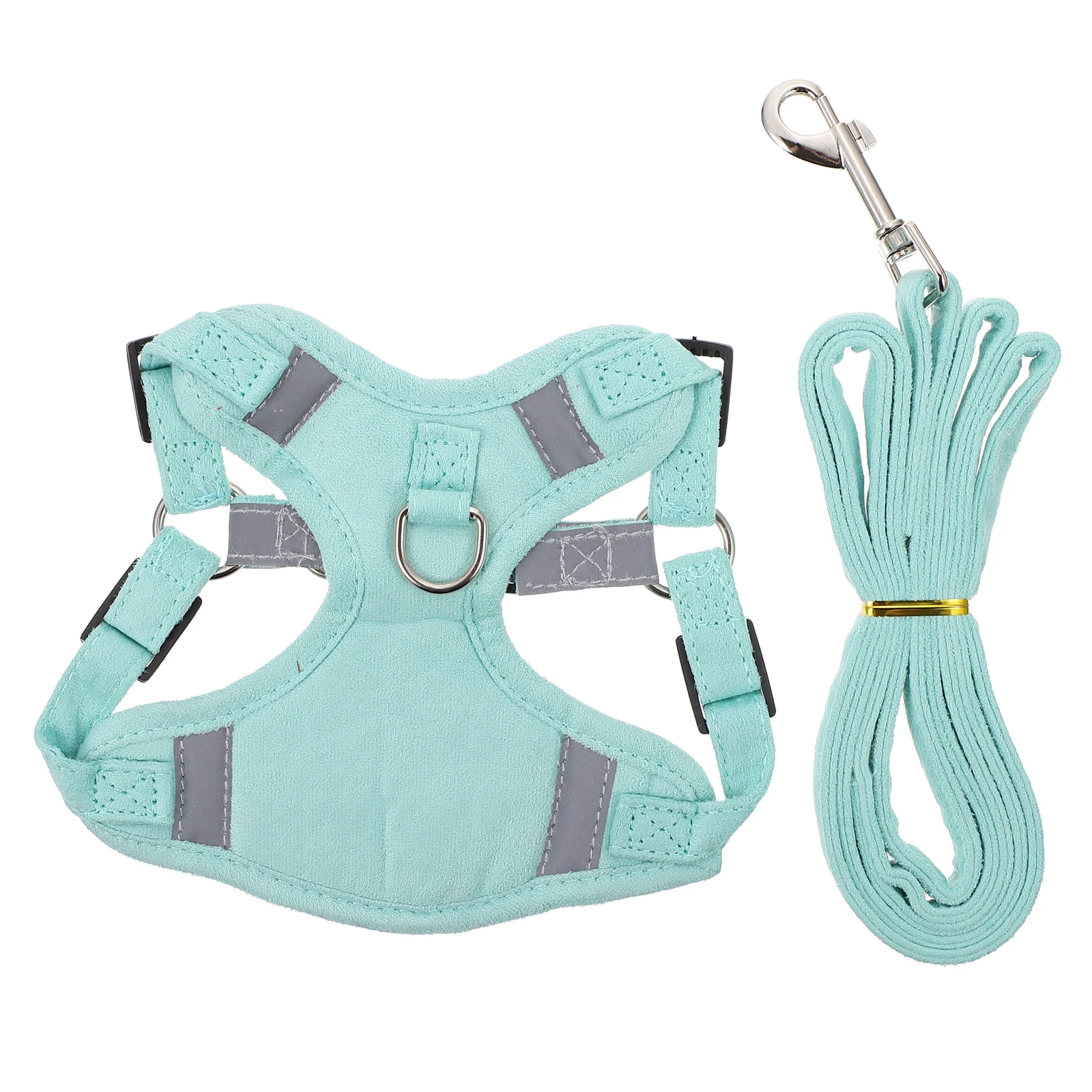 

Cat Harness Leash 1.2m Adjustable Lightweight Portable Outdoor Walking Pet Chest Strap Traction Rope Kit