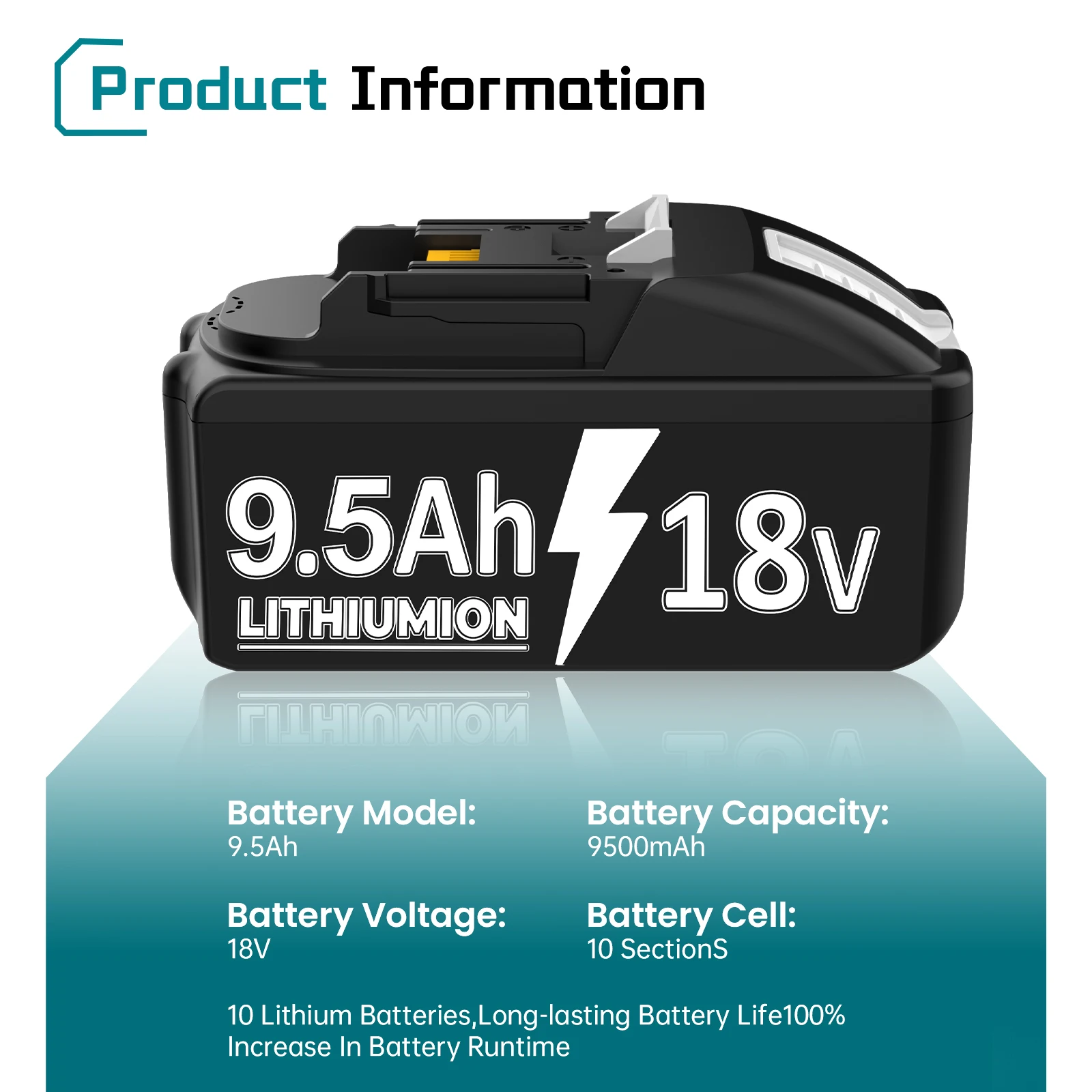 Remplacement du boîtier de batterie au lithium-ion pour Makita, 18V, outils électriques, anti-choc, série BL1860 BL1830, 21700