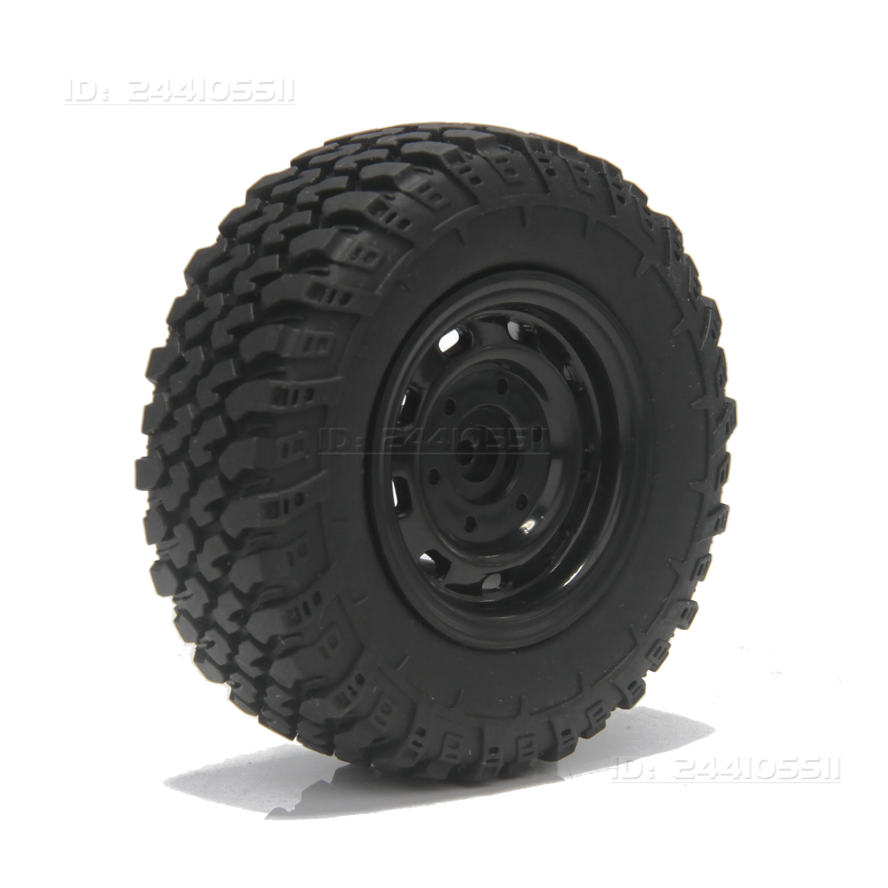 4 Uds. Neumático de goma de 73mm, llanta de rueda de cubo hexagonal de 5mm para vehículo todoterreno RC MN99S MN98 MN82 WPL C24-1 B36 D12 C64 D74-1 parte