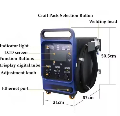 Precision 0.1-6mm Welding STR-HW550 1500W Industrial  Automotive Frame & Machinery Repairs
