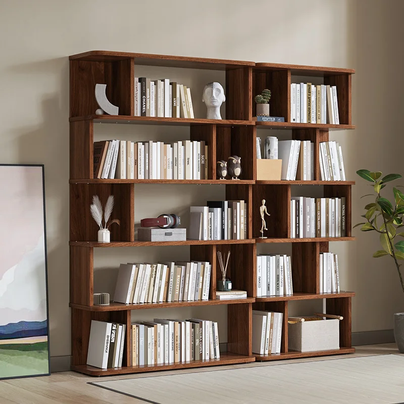 Furniture Living Room Multifunction Home Angle Shelf Machine Rack Trolley Storage Wood Children Libreria Bookcases Book