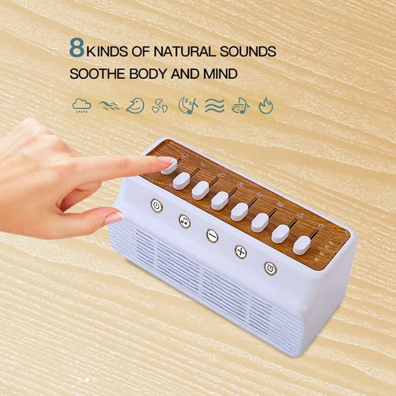 ●Sleep Bluetooth Speaker White Noise Machine Timed 8 Music Box Improve Sleep for Christmas Gifts