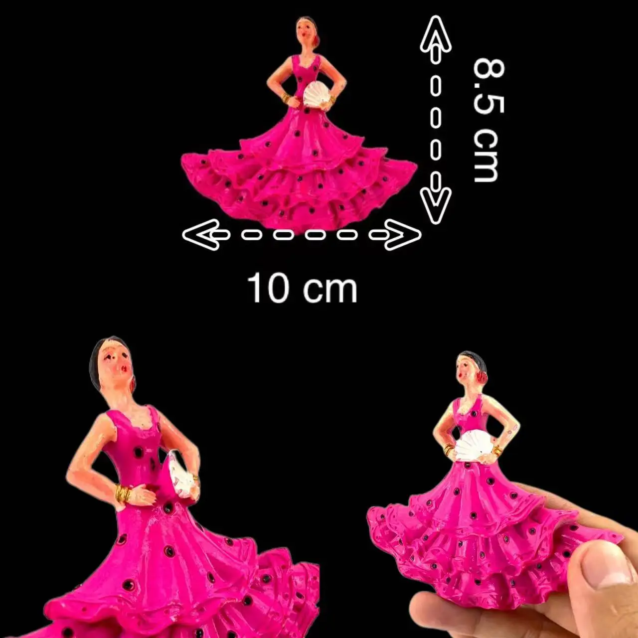 Spain Fridge Magnets Flamenco Travel 3D Memorial Magnetic Refrigerator Stickers Gift Room Decoration Collectio