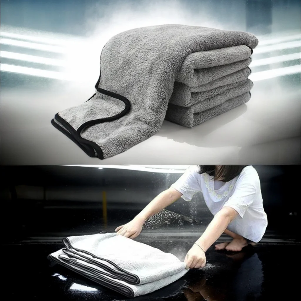 

Ультратолстое автомобильное полотенце из ультратонкого волокна — не осыпающаяся, мягкая ткань для чистки и полировки автомобиля