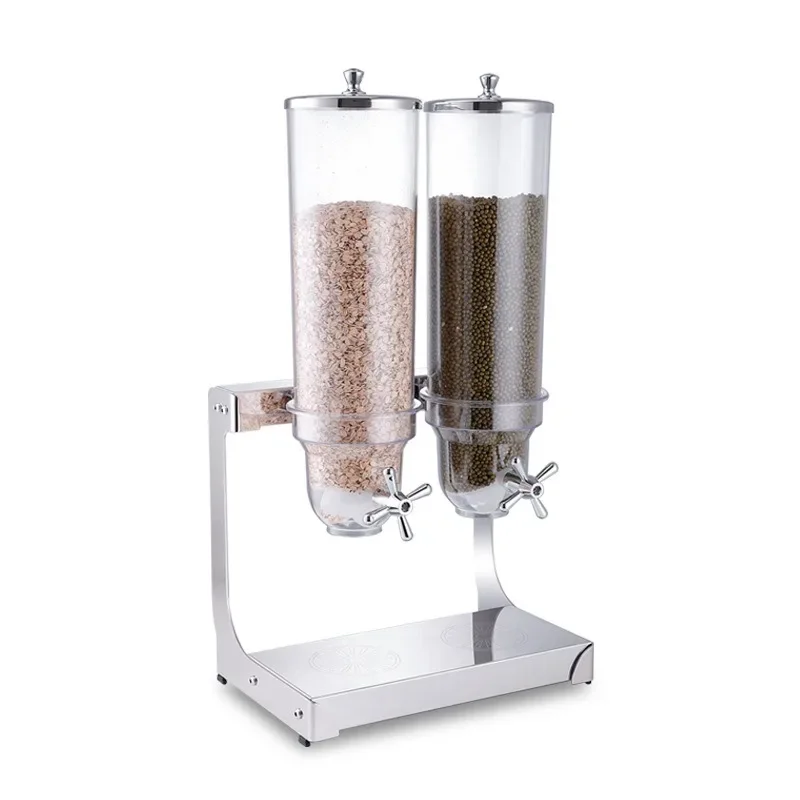 Thickened stainless steel cereal machine Grain dispenser Hotel buffet Grain dispenser Dried fruit separator