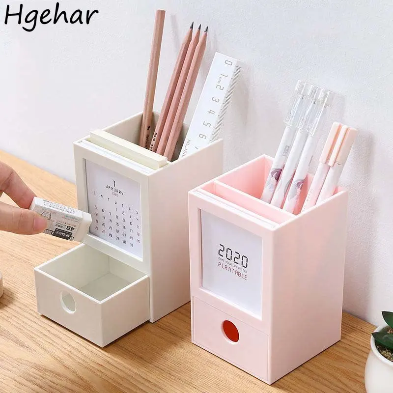 Multi-function Mini Calendar Ornaments ature  Model Decorations Students Desktop Gift Cute Storage Box Creative Figurine