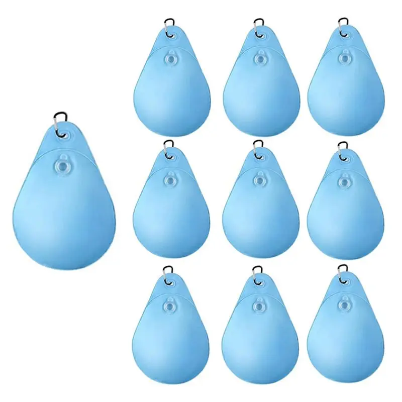 SUMMER SALE Water Bag For Winter Pool Cover Teardrop-Shaped Water Bag Professional Hanging Bag 25X 14Cm