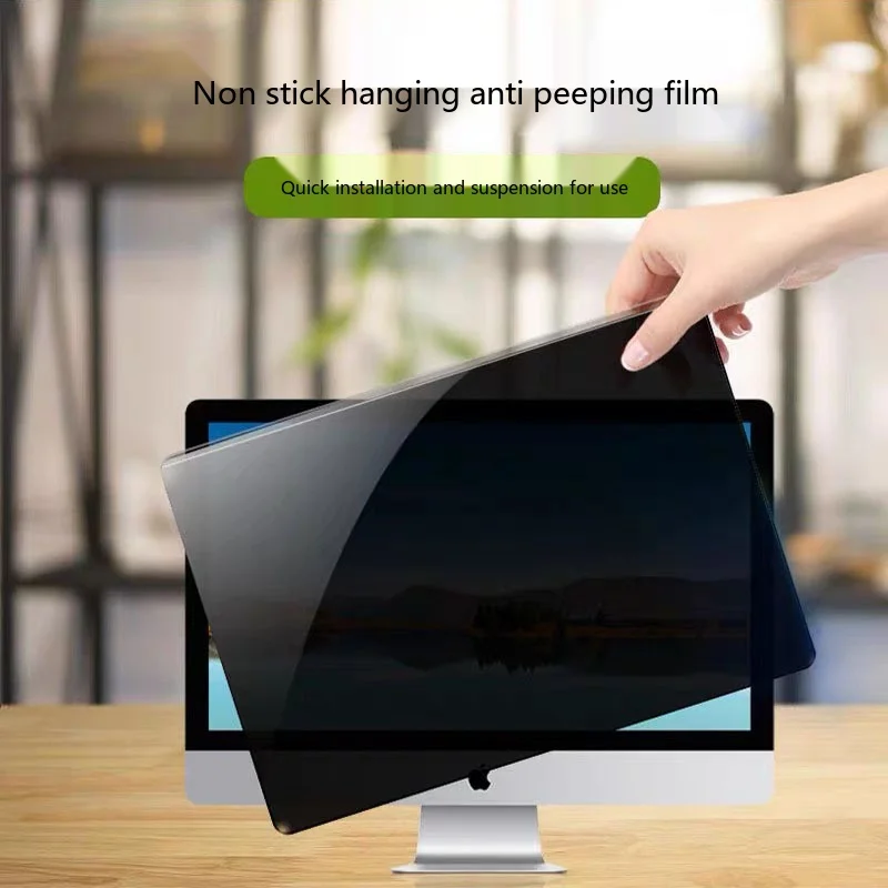 Hanging Privacy Screen Filter 12-34 Inch Anti Spy Blue Light Shield for Monitor Laptop Desktop