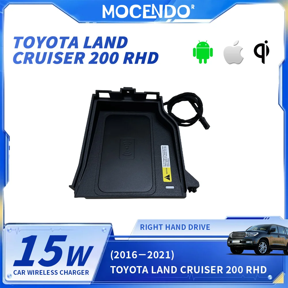 

For Toyota Land Cruiser 200 RHD LC200 2016-2021 Fast Charging Car Charger Adapter Accessory for Auto