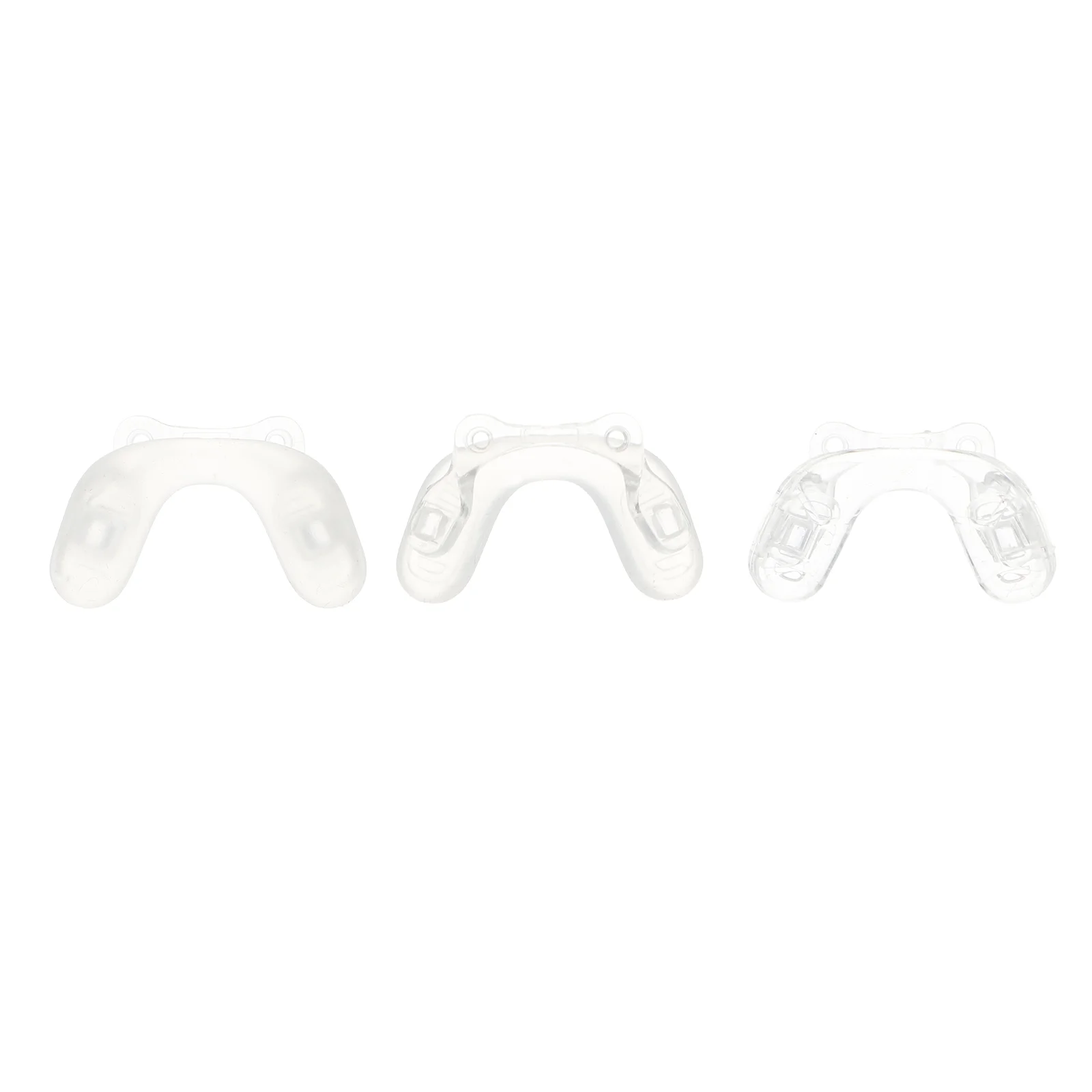 

3 Pcs Glasses One-piece Holder Comfort Accessories Frame Eyeglasses Supplies Silicone Nose Pads Silica Gel Bridge