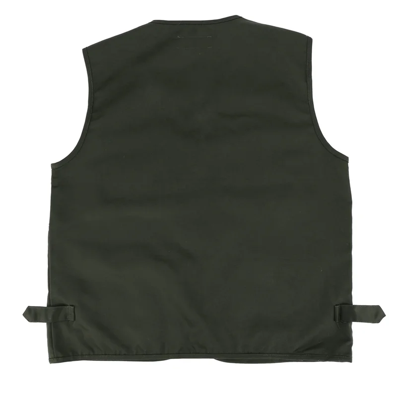 b72a-3x-メンズ-フィッシング-ベスト-マルチポケット-ジッパー付き-写真撮影-狩猟-旅行-アウトドア-スポーツ用-グリーン-アーミー、xl
