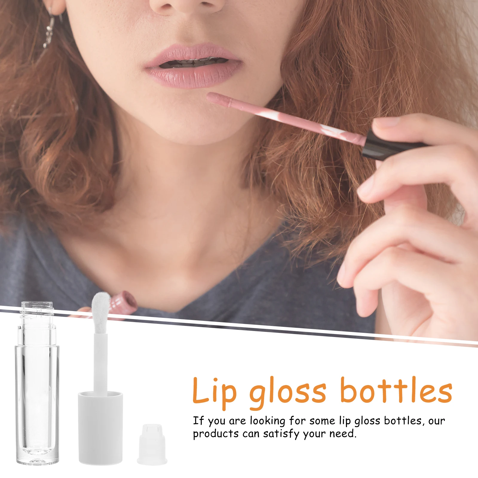 

10pcs Gloss Tubes Empty Abs Plastic Transparent Mini Lip Oil Bottles Storage Travel Makeup Supplies Bulk Lip Balm