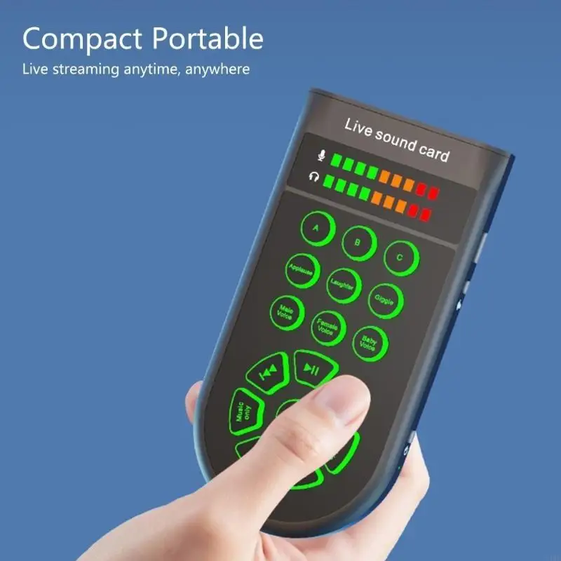 

Professional DSP Voice Changer Device For Clear Sound In Streaming Singing 24BB