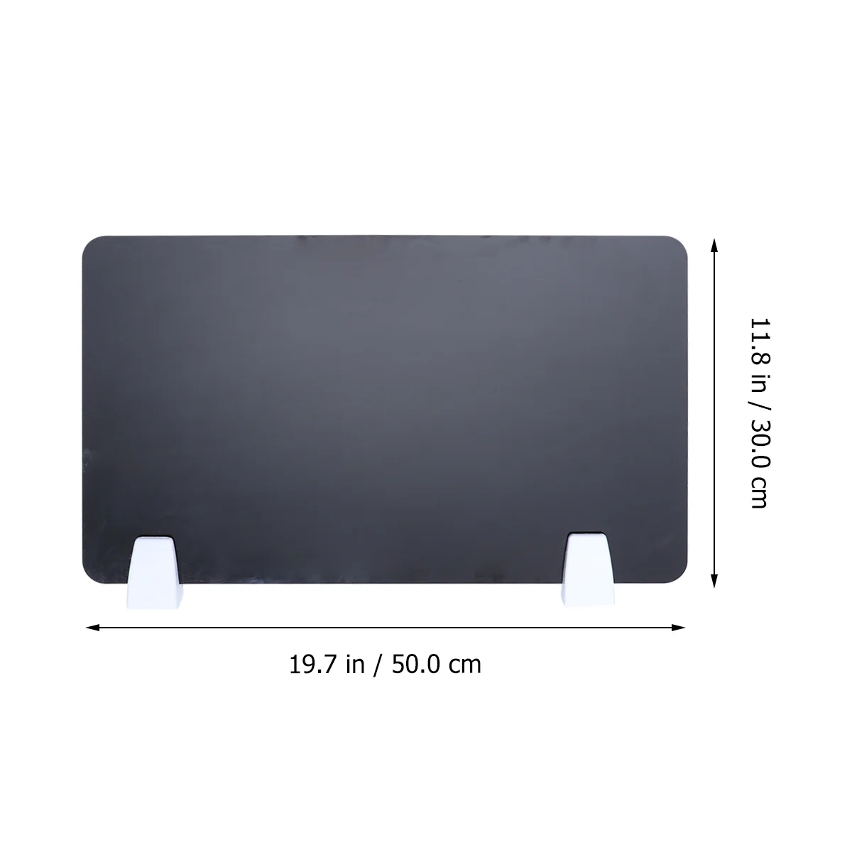 1 قطعة تقسيم سطح المكتب الاكريليك الأسود مكتب مقسم شاشة مكتب يربك لمحطة العمل المدرسية الخصوصية منظم مساحة العمل