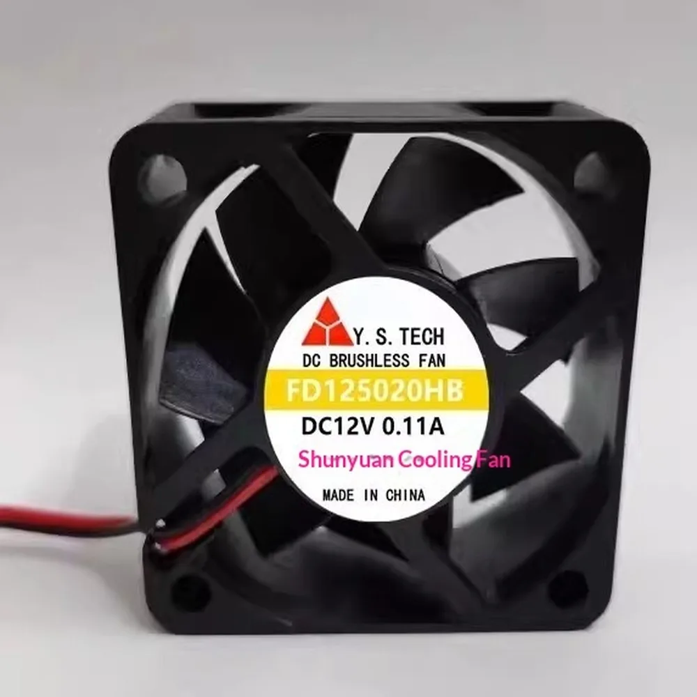 

For Y.S.TECH FD125020HB 12V 5020 0.11A 5CM 2-Wire Cooling Fan