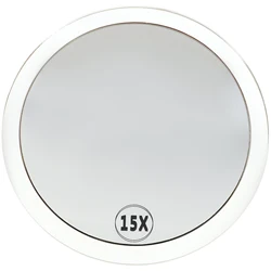 15x Magnification Mirror With Suction Cup Blackhead Compact Remove Pores Tool Bathroom Makeup Mirror Single Side