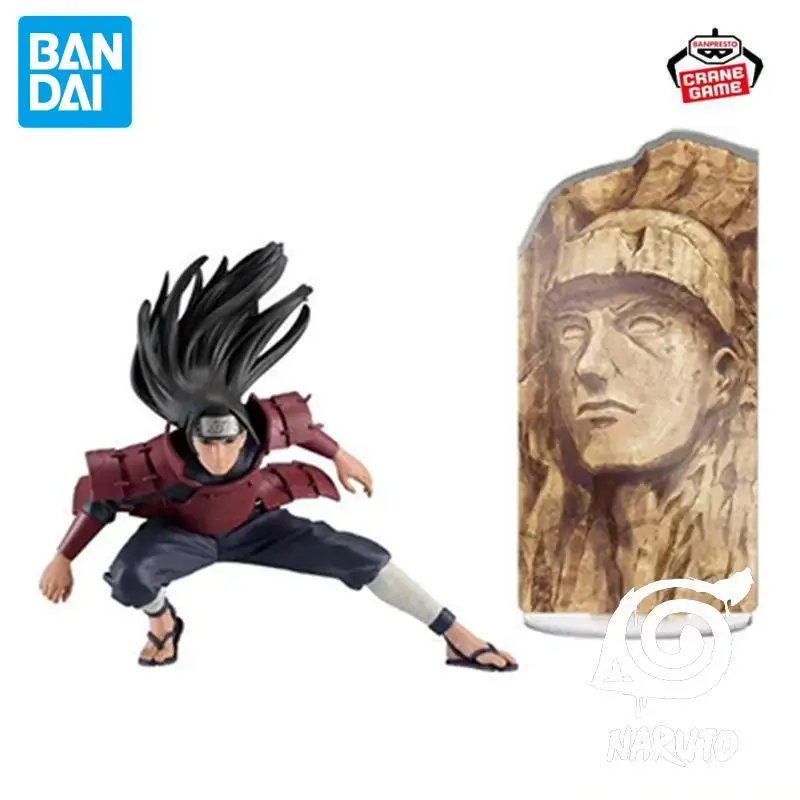 En Stock Bandai Original Naruto Shodai Hokage figuras de Anime modelo de acción muñecas de dibujos animados juguetes Pvc adornos de escritorio regalos del Festival