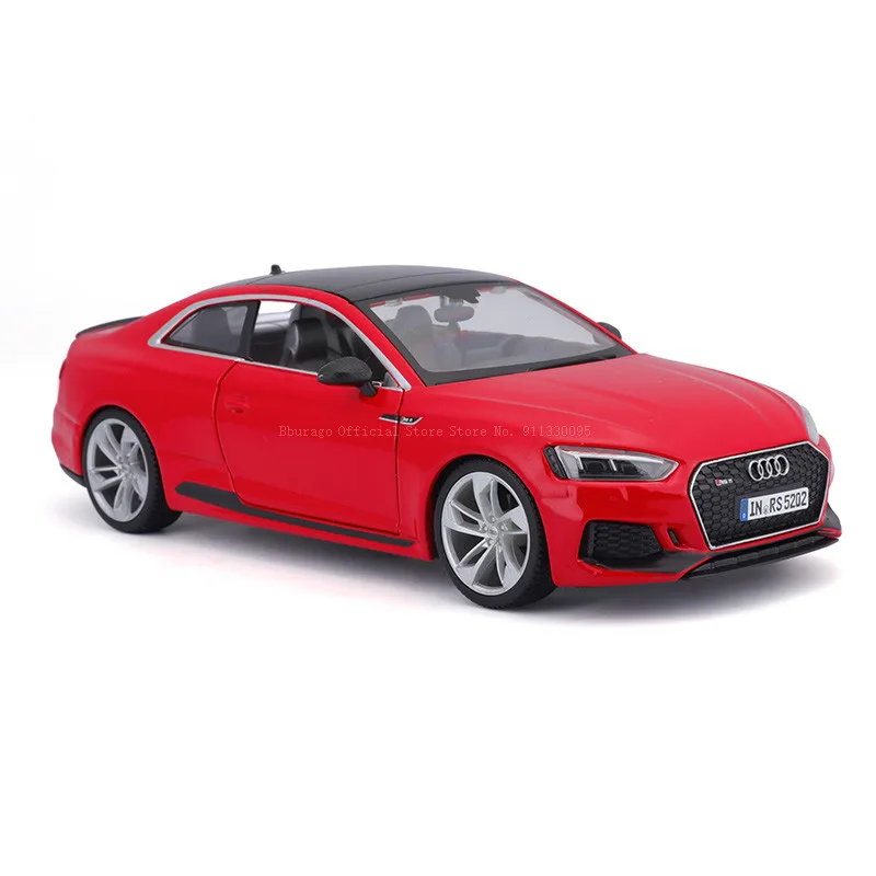 Bburago 1:24 Audi RS 5 Coupe alloy racing alloy luxury car die casting pullback car static car model toy collection gift