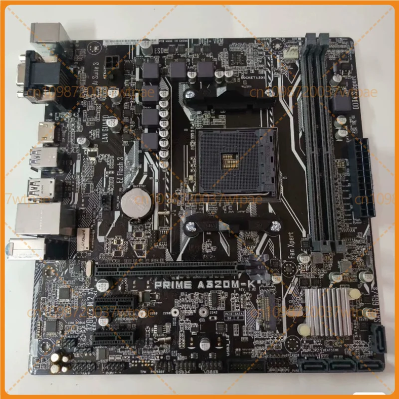 For Used ASUS A320M‑K Motherboard, With I/O Shield And Fastener（Please check if the product is in stock before purchasing.）