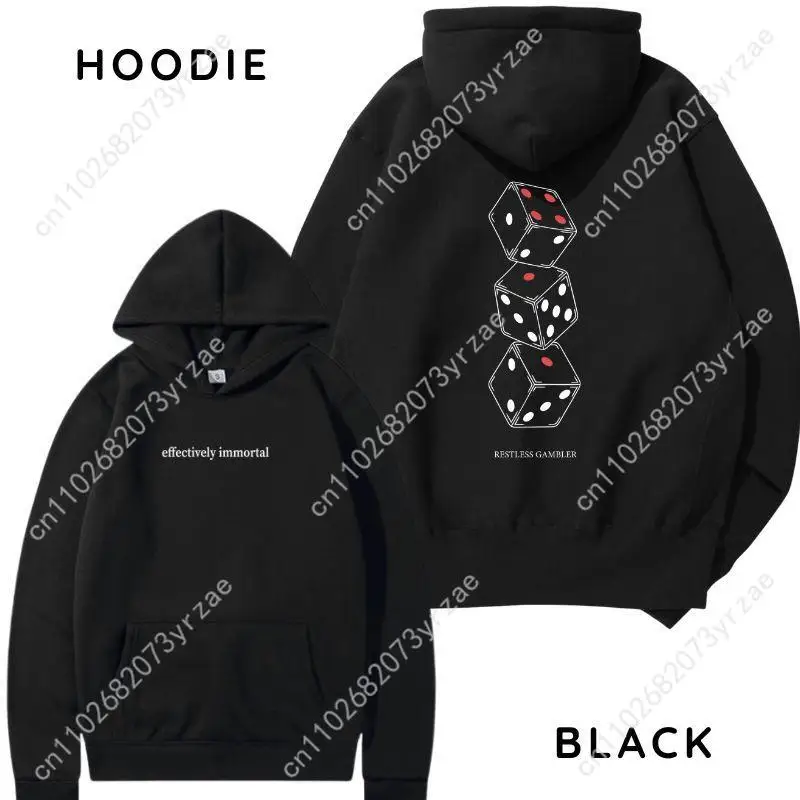 

Effectively Immortal Restless Gambler 2 Retro Sweatshirt Mens Womens Pullover Fashion Comfortable Hoodies Breathable Vintage Top