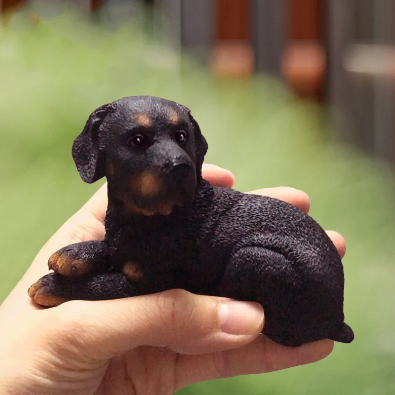 3D Rottweiler Model silikonowa forma trwałe zwierzę pies Ornament z żywicy aromaterapia samochodowa rękodzieło ręcznie wytrzymałe formy do żywicy