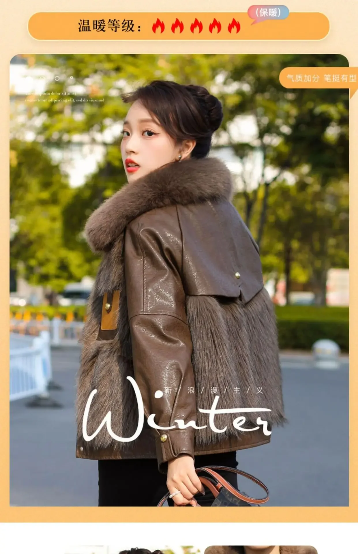 Autumn Winter Short Women Warm Outwear Fashion Trend Jacket Short Loose Elegant Temperament Imitation Fox Fur Coat Women