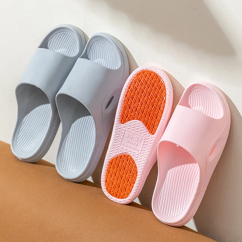 Non-Slip Sole Indoor Slippers House Shoes Seven Color Home Slippers For Pregnant Women Elderly Women Men