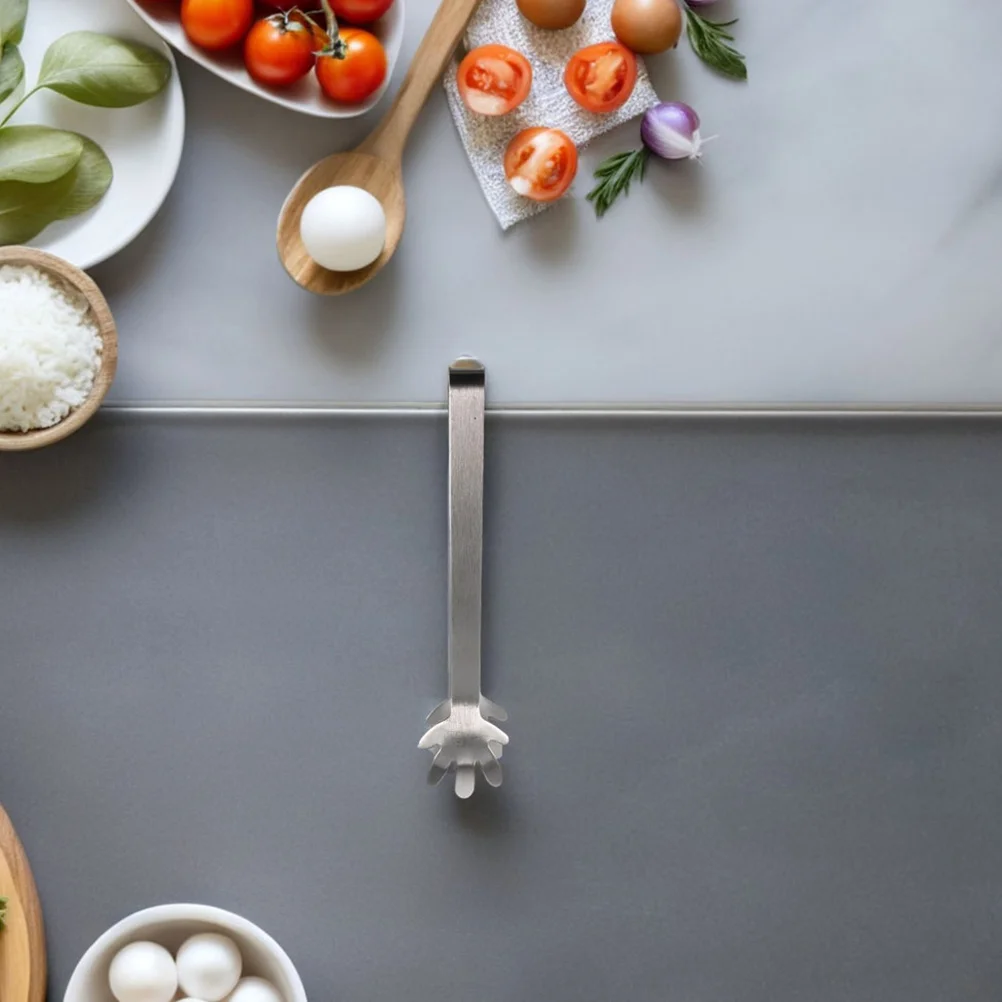 

10Pcs Stainless Steel Mini Tongs Hand Shape Small Ice Cube Serving Clips Sugar Cubes Food Catering Kitchen Picnic