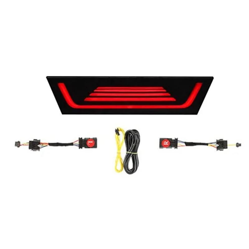 

Auto LED Rear Brake Light Warning Signal Light Streamer Pilot Light Anti-Rear Collision Light For Tesla Model Y 20-24