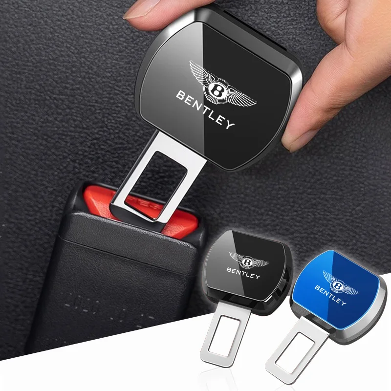 Extensor de clip para cinturón de seguridad de coche, aleación de zinc, hebilla de seguridad, para Bentley Flying Spur Continental GT Bentayga Mulsanne