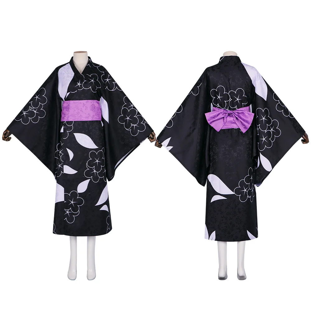 Marin Kitagawa Cosplay Costume My Dress-Up Darling Floral Yukata Kimono Full Set Women Anime Halloween Comic Con Party Outfit - Image 6