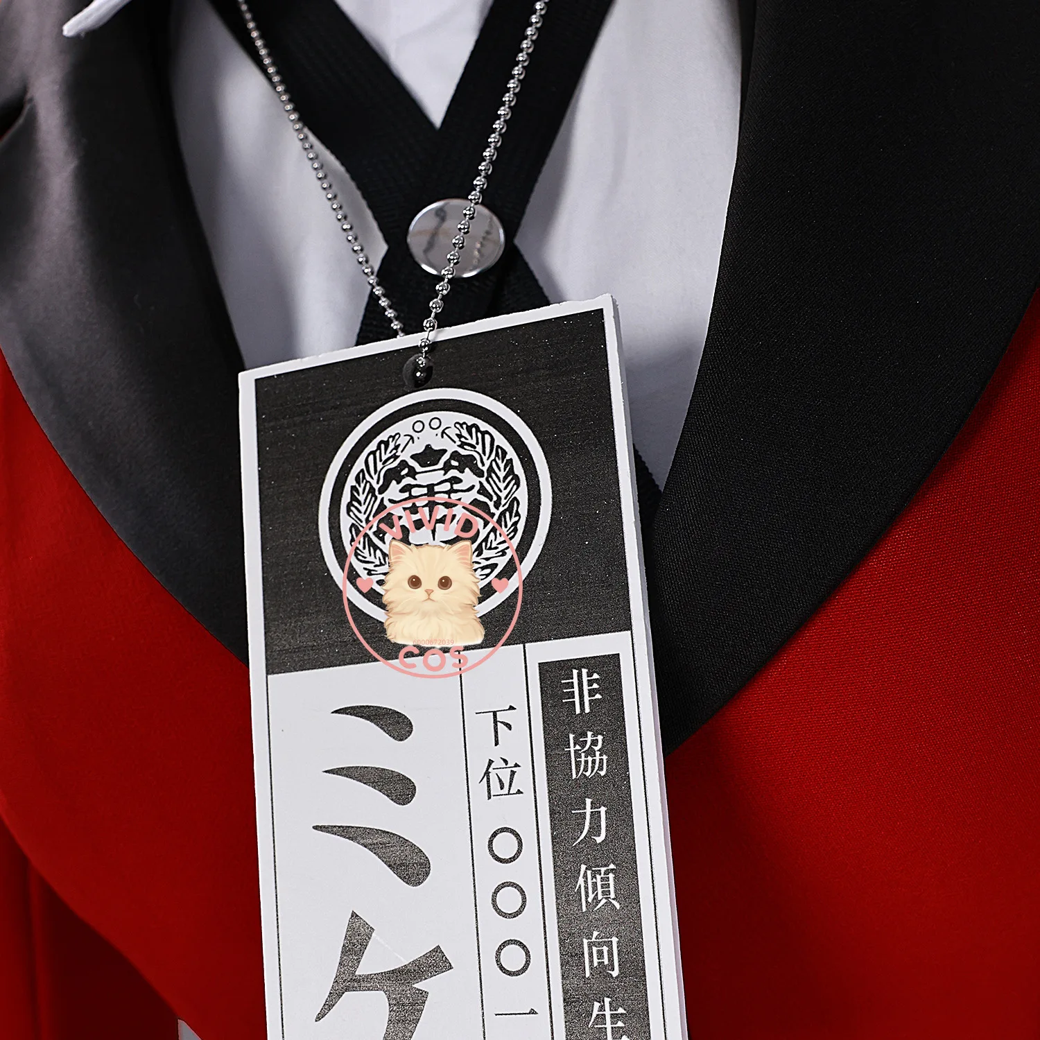 Kakegurui Anime Yumeko Jabami Cosplay Costume Role Playing High Quality Red Uniform Suits for Women Comic Con Halloween Party