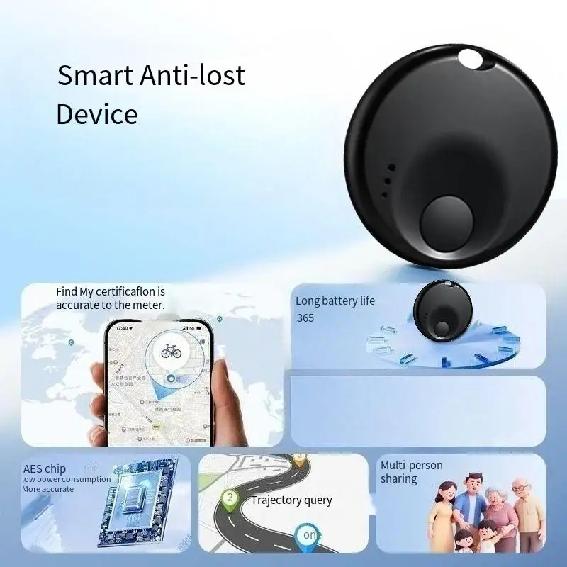 Localizzazione Android Tracker Google Trova dispositivo Hub IOS Trova il mio Airtag Localizzatore portatile Dispositivi di prevenzione della perdita di chiave Posizionamento globale