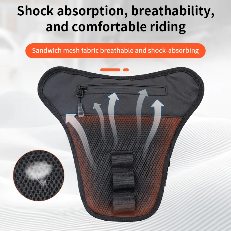SFK 2025 New Motorcycle Bag Black Multifunctional Drop Leg Bag Chest Pack Splash-proof Fabric Outdoor Riding Equipment Package