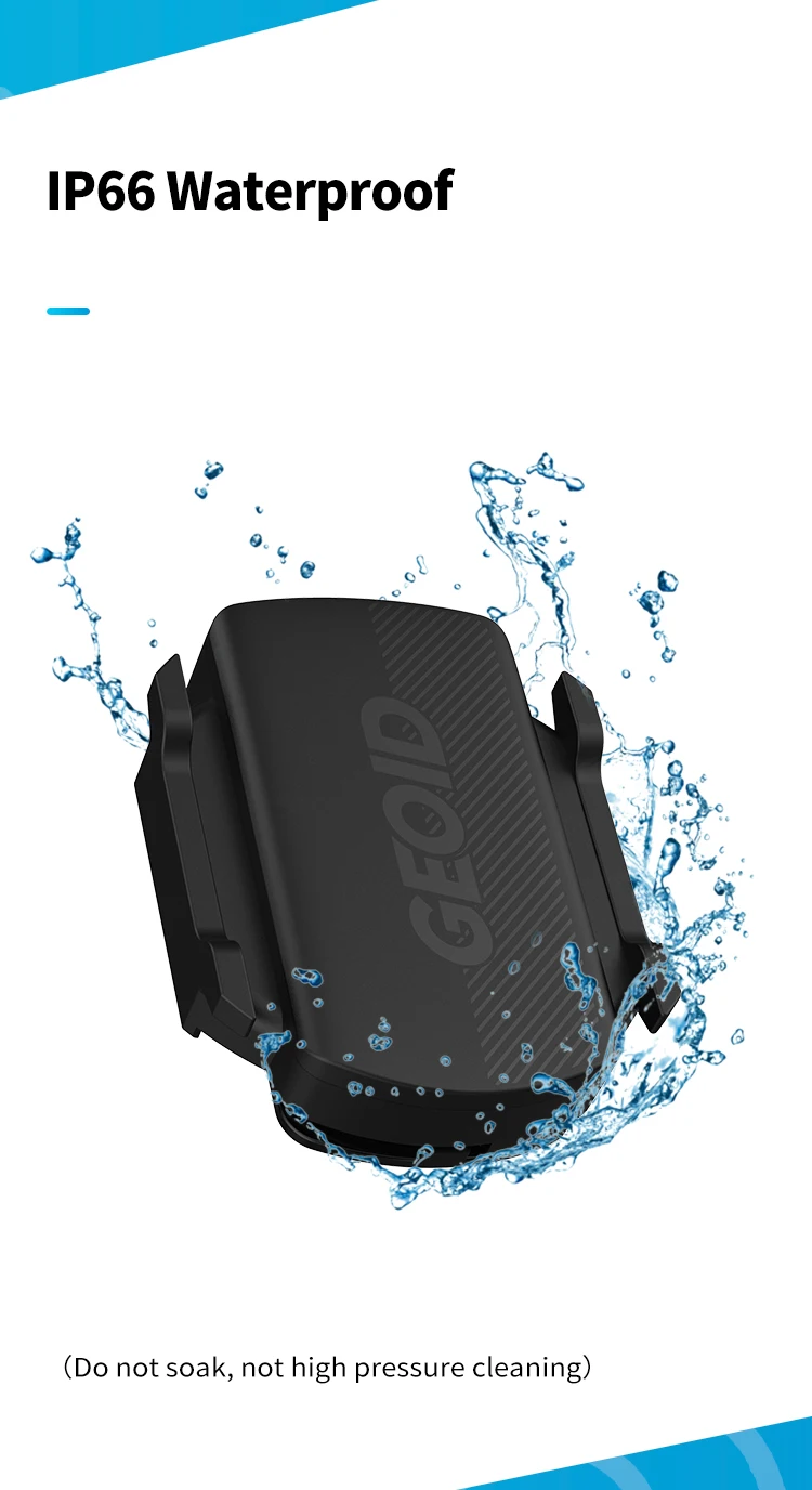 GEOID CS600 Geschwindigkeit Trittfrequenzsensor IPX66 für Radfahren Drahtloser Fahrradcomputer Für GARMIN Bryton Wahoo Rennrad MTB kompatibel – Detail 4