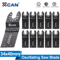XCAN 34mm Multi-Function Oscillating Saw Blades 1/5/10pcs High Carbon Steel Multi Wood Cut Blade Circular Saw Blade