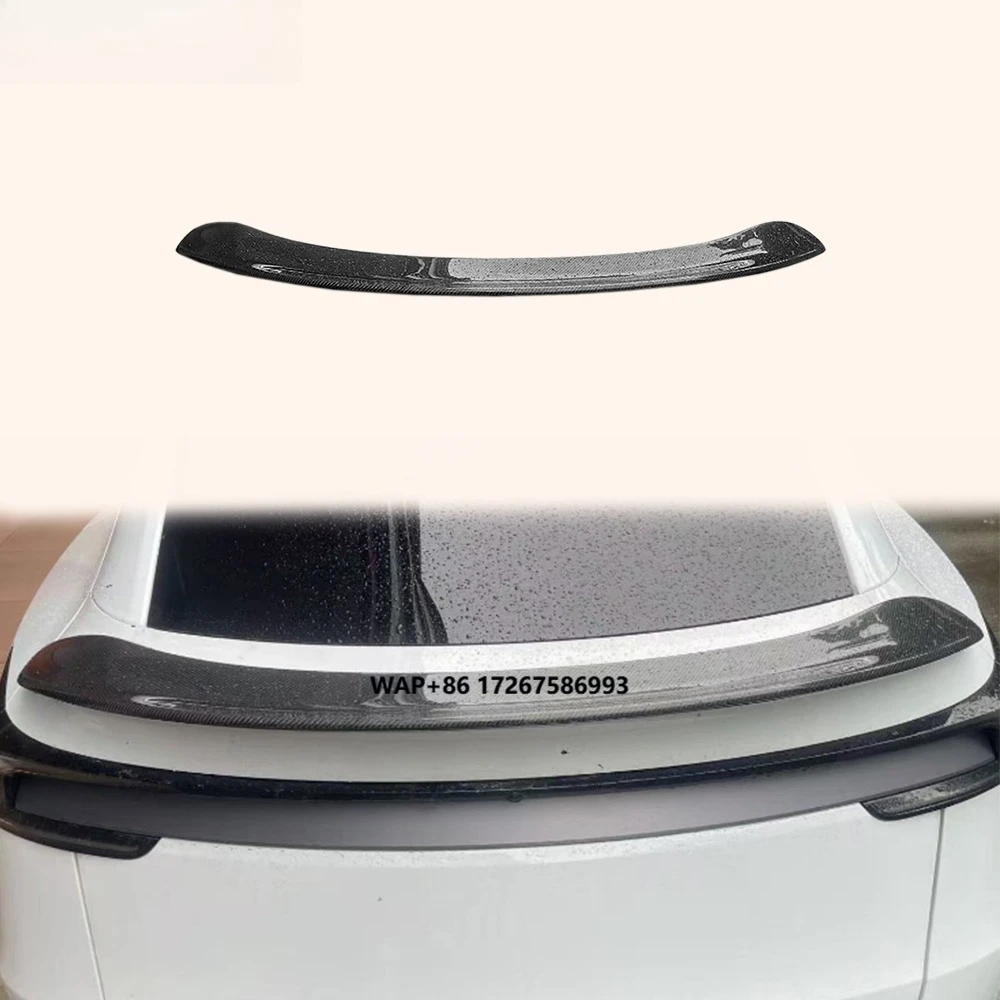 

For Model Y Juniper 2025+ Dry Carbon KZA Rear Trunk Ductail Spoiler Lip