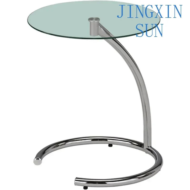 high-quality  Kings Brand Furniture - Chrome with Glass Modern Accent Side End Table