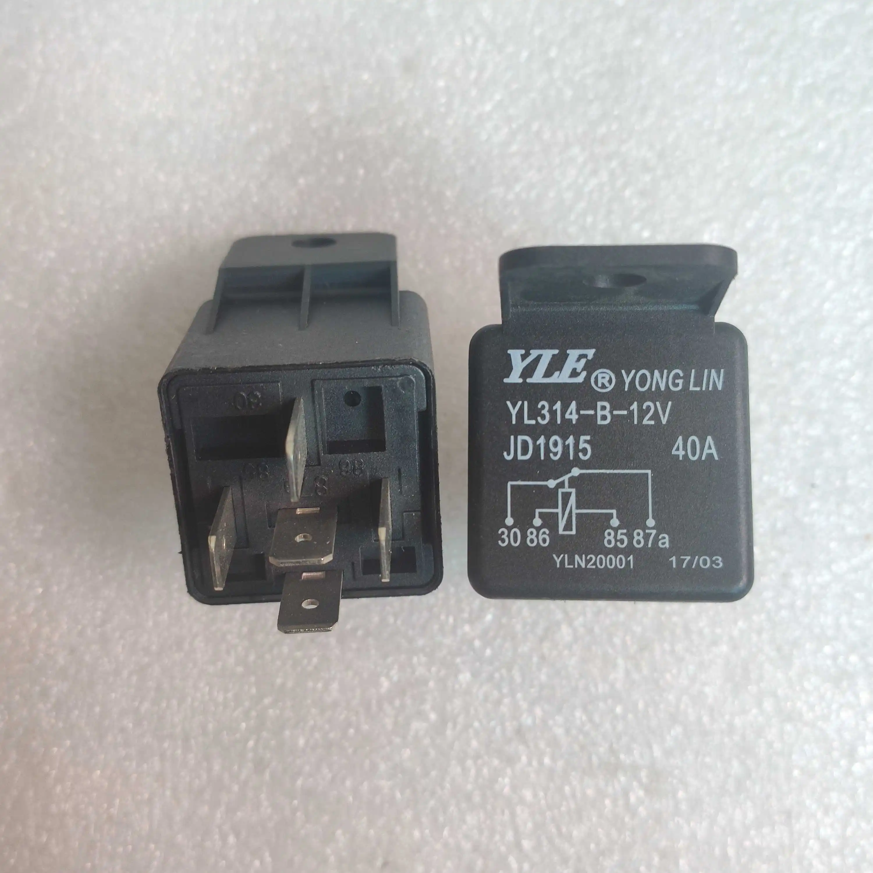 Yl314-b-12 V YL314-24V-C-S relay YLE 5-pin 40A relay